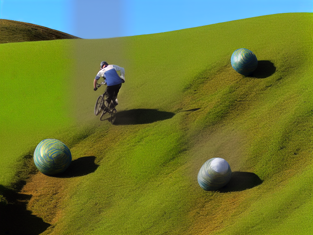 An image of a person rolling a large, round object up a hill, representing the difficulty of navigating the processes of IRA rollovers and conversions.