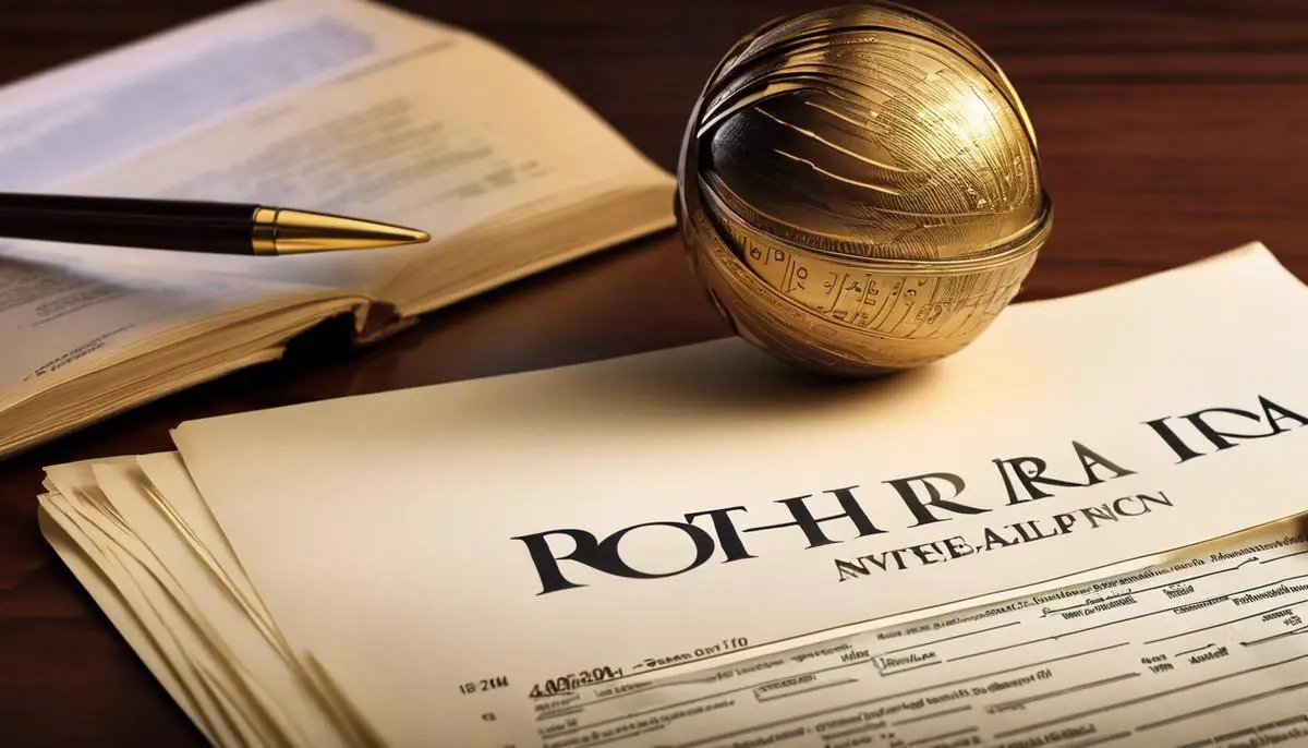 Image of a Roth IRA conceptually symbolizing investment and retirement.